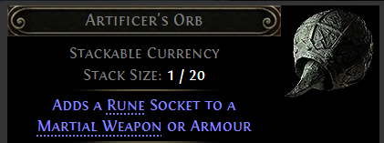 MMOJUGG Path of Exile 2 Artificer's Orb * 100 Details View of Item Function and Use